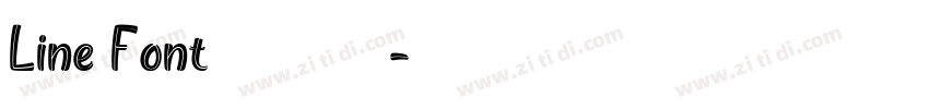 Line Font 超极细字型字体转换 Line Font 超极细字型字体转换